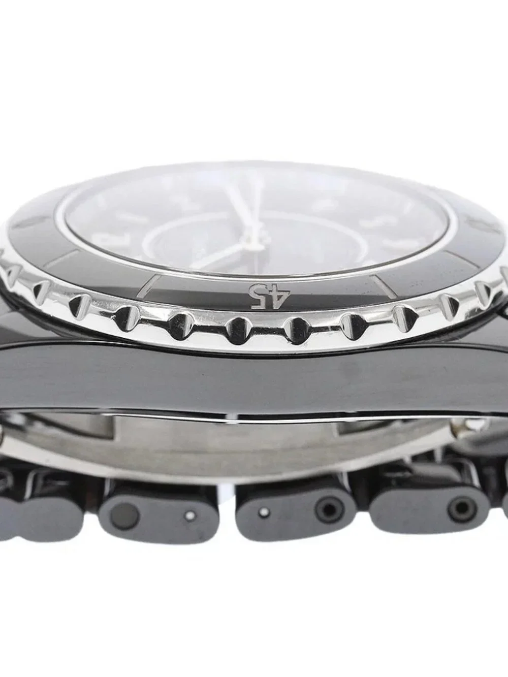 CHANEL J12 H0685 Black Ceramic 38MM Date black Dial Automatic Men's Watch_939376